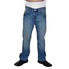 Mens DAVID BITTON Buffalo Blue Casual Straight Cut Denim Jeans