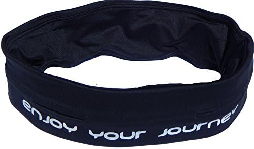 "ENJOY YOUR JOURNEY" at Yoga in the Gym or on Your Run with this Fun Reflective Pink Fitness RUNNING FLIP BELT made of Comfortable Spandex Stretch Material 4 Superior Performance and Attractiveness so YOU can Perform your BEST in Only the HIGHEST QUALITY Materials in your Active Lifestyle