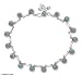 Anklet, 'Blue Moon' 0.4 W 10.6 L