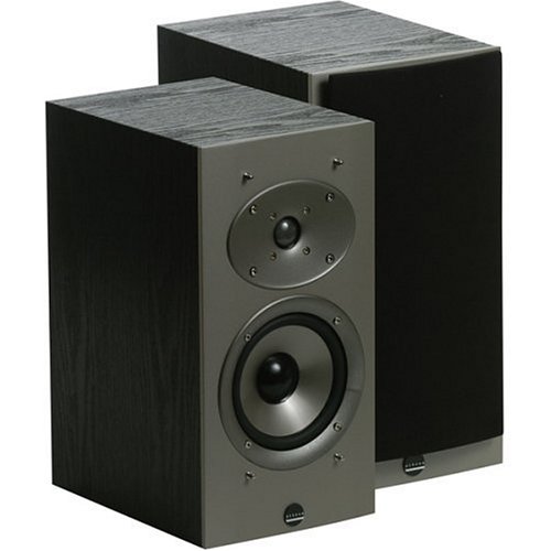 Athena AS-B1.2 Audition Series 2-Way Bookshelf Speakers, Black Ash (Pair)