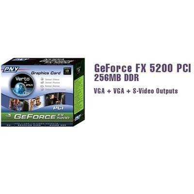 PNY Geforce FX5200 256MB PCI Graphics Card