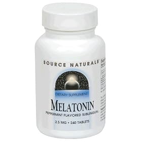 Source Naturals Melatonin, Peppermint, 2.5 mg, Tablets, 240 tablets