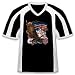 America’s Finest, Firefighters Mens Sport Ringer T-shirt, Bald Eagle and Flag Fire Rescue Emblem Mens V-Neck Tee