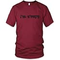 I'm Sleepy (Black) Fine Jersey T-Shirt