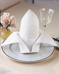 White 20" x 20" Permalux Napkins - 6 Dozen Pack