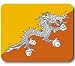 Bhutan Flag Mousepad Mouse Pad Mat