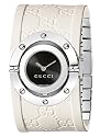 Gucci Twirl Collection Ladies White GG Rubber Watch YA112422