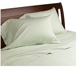 Elegance 400-Thread-Count Egyptian Cotton Sateen Queen Sheet Set, Mint