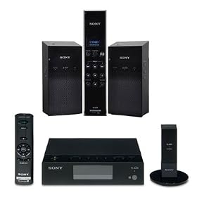 Sony ALTUS S-AIR Bundle: Wireless Audio Delivery System, Universal Audio Receiver, Digital Transmitter, Wireless Speaker System and Digital Remote. ALT-A33PC + ALT-SA34R