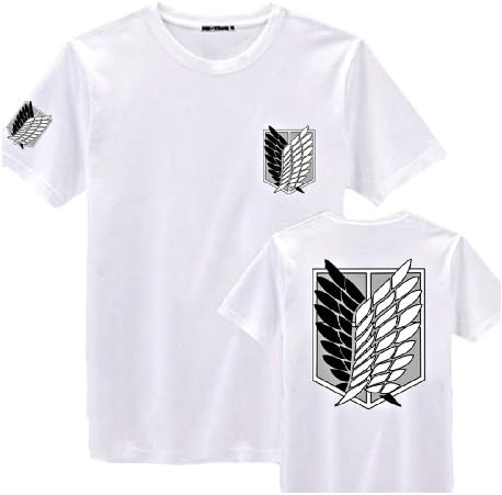 Animeblooms - Attack on Titan Shingeki No Kyojin Survey Corps White T-shirt M