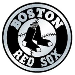 Boston Red Sox Silver Auto Emblem - Baseball Sports Merchandise