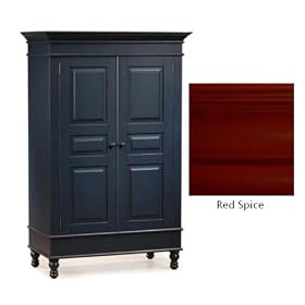 Alligator Enterprises 17000MRS Monterey Armoire in Red Spice by Alligator Enterprises