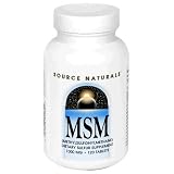 Source Naturals MSM, 1000 mg, Tablets, 120 tablets (Pack of 2)