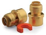 Cash Acme 22604 Shark Bite FNPT Hot Water Heater Installation Kit - 1 2-Inch