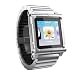 LunaTik Lynk Watch Wrist Strap for iPod Nano 6G - Silver