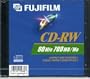 Fujifilm Media 25301610 CD-RW Data 700MB 80 Minutes Slim Case - 10 Pack
