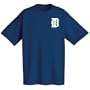 Detroit Tigers Official Wordmark Short Sleeve T-Shirt, Navy Blue (XX-Large)