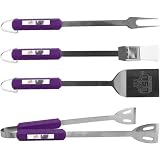 NCAA Louisiana State Fightin Tigers 4 Piece Barbecue Set