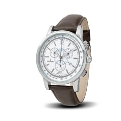 Kronsegler Poseidon Chronograph Weiss Edelstahl