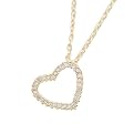 Crystal Heart Pendant on 20" Chain