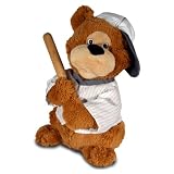 Champ Animated Plush Brown Teddy Bear With Baseball Bat Moves & Sings Take Me...