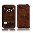 Dark Burlwood Design Apple iPod Touch 2G (2nd Gen) / 3G (3rd Gen) Protector Skin Decal Sticker