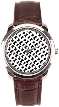 Tinax Best Leather Watch Straps Video Games Brown Black