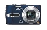 Panasonic Lumix DMC-TZ3 Digital Camera - Blue (7.2MP, 10x Optical Zoom) Antishake, 3.0" LCD