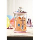 Crystal Clear Happy Birthday Beverage Dispenser, 160-Ounce