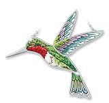 Amia 7269 Ruby-throated Hummingbird Suncatcher, 6-1/2-Inch by 5-1/2-Inch L