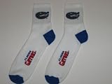 FLORIDA GATORS Teen & Adult Acrylic and Stretch Nylon Logo CREW SOCKS (SIZE 8-13)