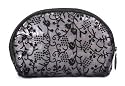Danielle Black Velvet Medium Oval Travel Bag