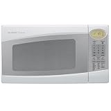 Sharp R-308JW 1100 Watts Mid Size  Microwave Oven, white