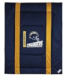 San Diego Chargers Sideline Jersey Bed Comforter NFL