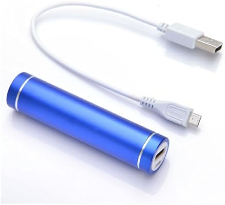 Mobix 2nd Gen Mini 2600mAh Lipstick-Sized Portable Charger External Battery Power Bank for iPhone, Samsung, HTC and More (Blue)