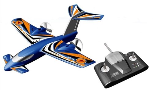 Silverlit 85649 – X-Twin turbo, ferngesteuertes 2 Kanal Flugzeug