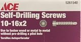 Ace Self Drilling Sheet Metal Screw