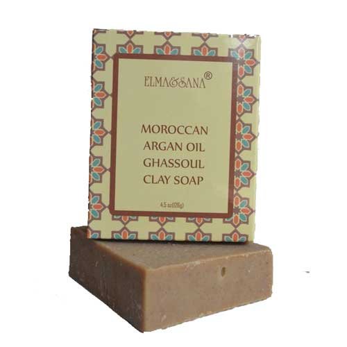ELMA&SANA® Argan Oil Ghassoul clay Soap-4.5oz/127gr