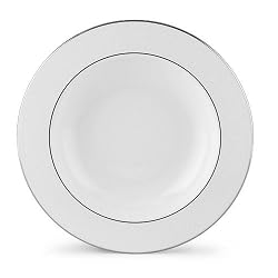 Lenox Hannah Platinum Bone China Pasta Bowl/Rim Soup
