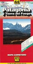 Patagonia and Tierra del Fuego Map by AutoMapa (Spanish Edition)
