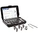 Jancy Slugger High Speed Steel Annular Cutter Set (5 piece), Uncoated (Bright) Finish, 1/2" Annular Shank, 5/8" Depth, 9/16" - 1-1/16" Sizes