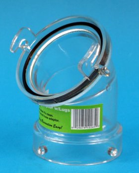 Adapter > 45 Deg CLEAR Hose Adapter by Valterra