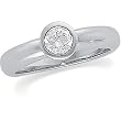 Platinum Diamond Engagement Ring - 0.50 Ct.