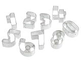 Harold's Kitchen Number Cookie Cutters, Set of 9