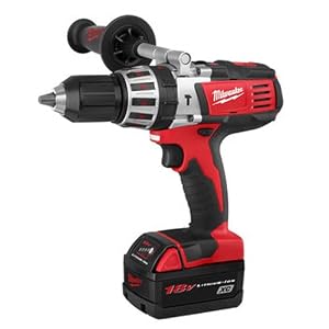 Factory-Reconditioned Milwaukee 2611-84 18V Cordless M18 High Performance Hammer Drill Kit by Milwaukee