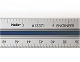 Helix Professional Engineer's Triangular Scale, 12 Inch, Metal (13371)