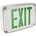 ESLN4M-B-1-R-EB-SDT Micro Led Wet Lctn Ext Sign,Blk Hsg,1F,Rd Ltrs,Bat B-Up, Sdt