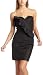 French Connection  Women's Manhattan Nt Strapless Dress,Black,6