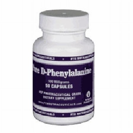 Pure D-Phenylalanine - 50 Vcaps / 500 mg
