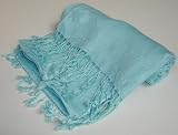 Pashmina Scarf Shawl Wrap Throw Light Turquoise